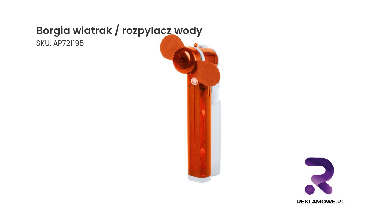 Borgia wiatrak rozpylacz wody