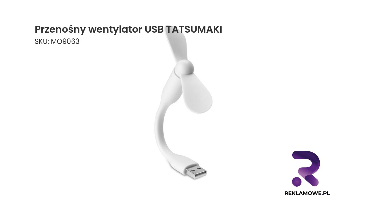 Przenośny wentylator USB TATSUMAKI Przenośny wentylator USB marki TATSUMAKI