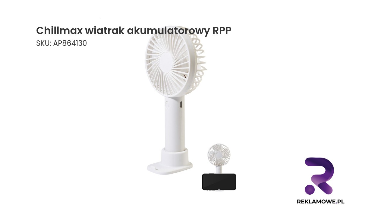 Chillmax wiatrak akumulatorowy RPP Chillmax wiatrak akumulatorowy RPP – przenośny wentylator akumulatorowy