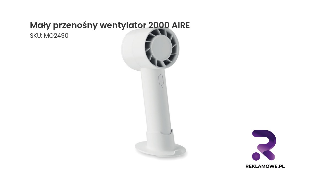 Mały przenośny wentylator 2000 AIRE Mały przenośny wentylator 2000 AIRE - kompaktowy wentylator do domu i biura