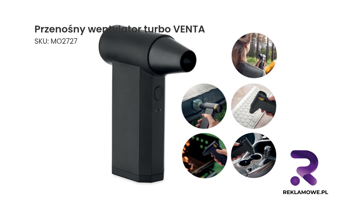Przenośny wentylator turbo VENTA na białym tle