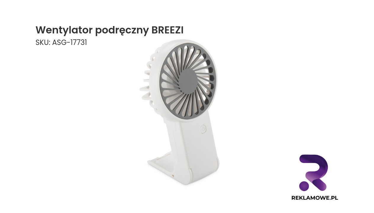 Wentylator podręczny BREEZI Wentylator podręczny BREEZI – przenośny wentylator do chłodzenia w podróży