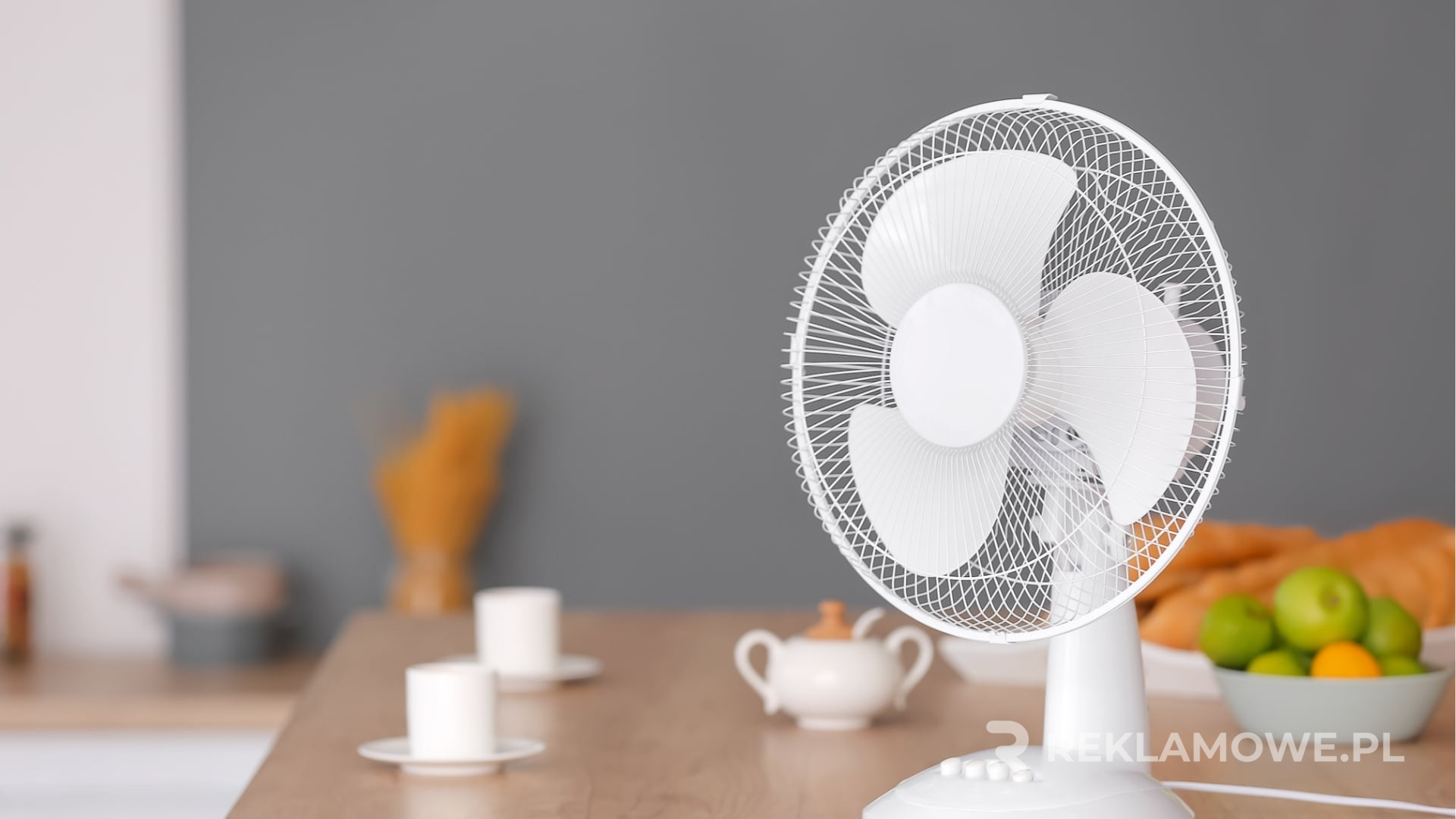 Wentylator reklamowy przyciągający klientów