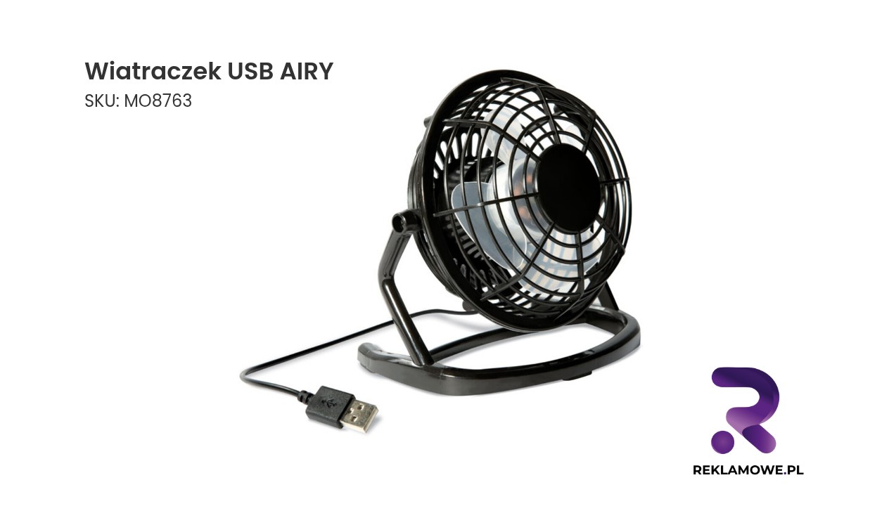 Wiatraczek USB AIRY Wiatraczek USB AIRY – przenośny wentylator na USB